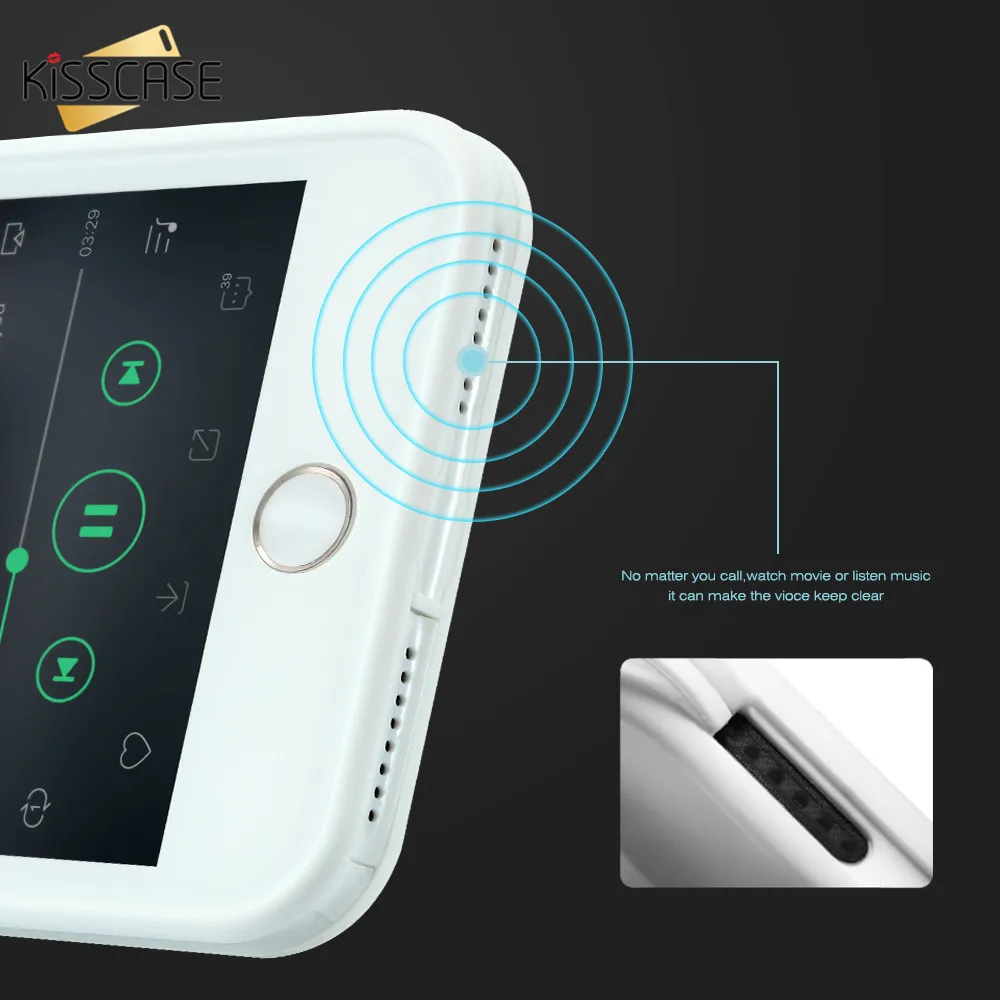 Силиконовый водонепроницаемый чехол KISSCASE для iPhone 5 SE 5S 6 S мягкие чехлы телефонов 7