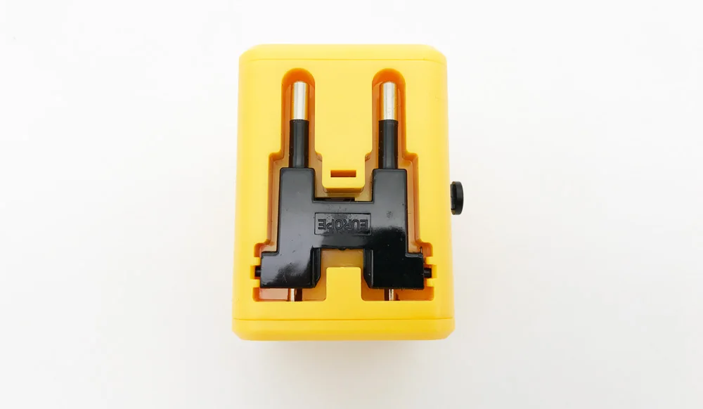 Универсальный дорожный адаптер электрические розетки с двумя USB портами 2 1 А|uk