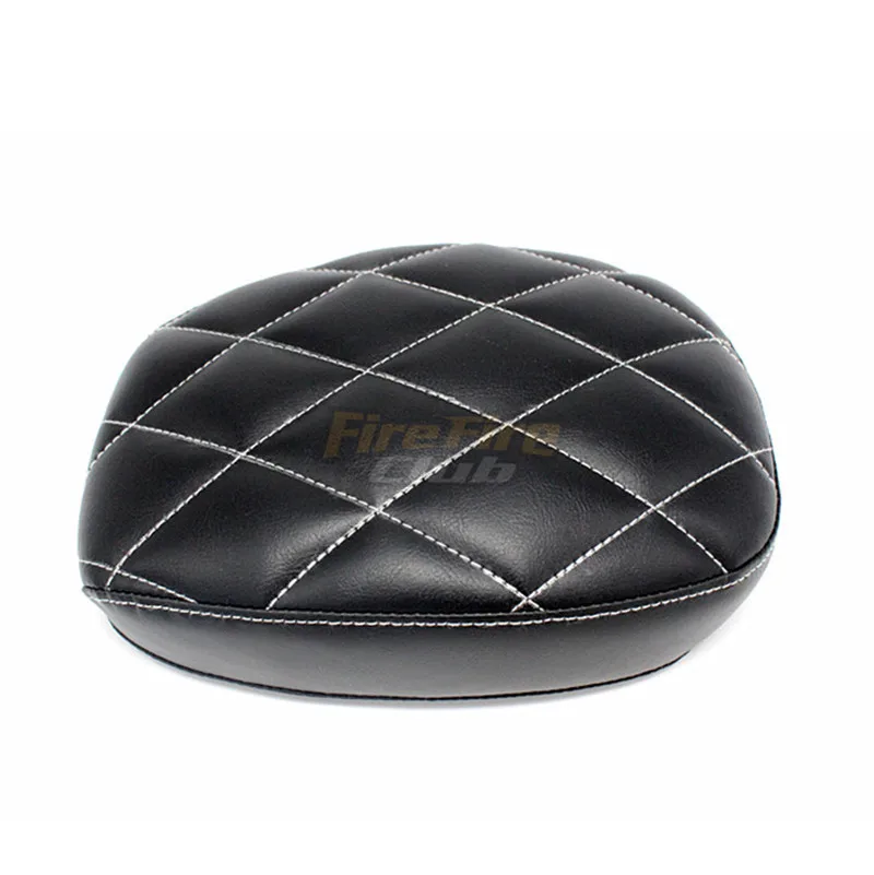 

Motorcycle Black Passenger Rear Seat Pad Leather Pillow for Harley Sportster XL 1200 883 72 48 Forty-eight 2010-2015 Models