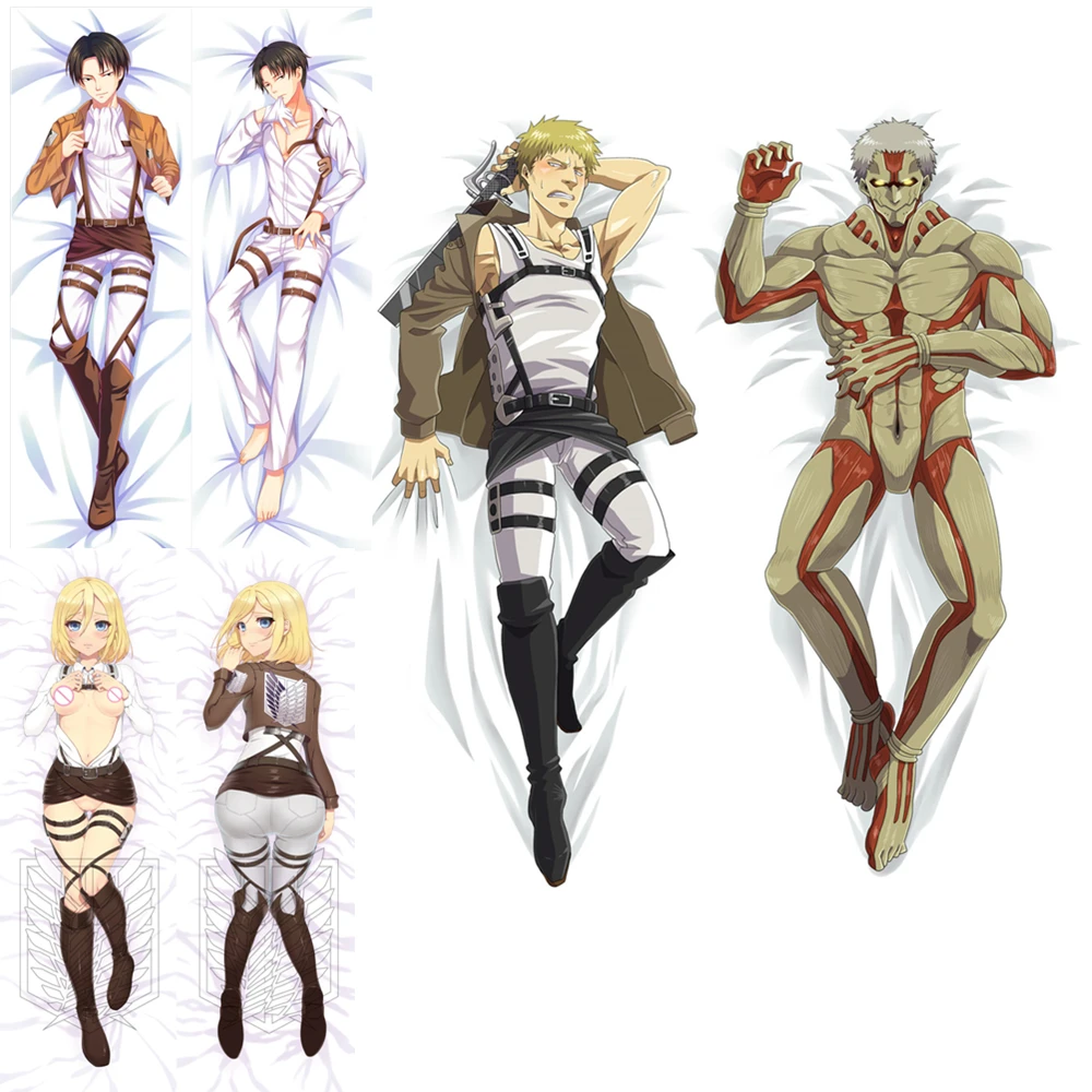Аниме Shingeki no Kyojin Подушка Dakimakura чехол Крышка для косплея по аниме атака на Титанов
