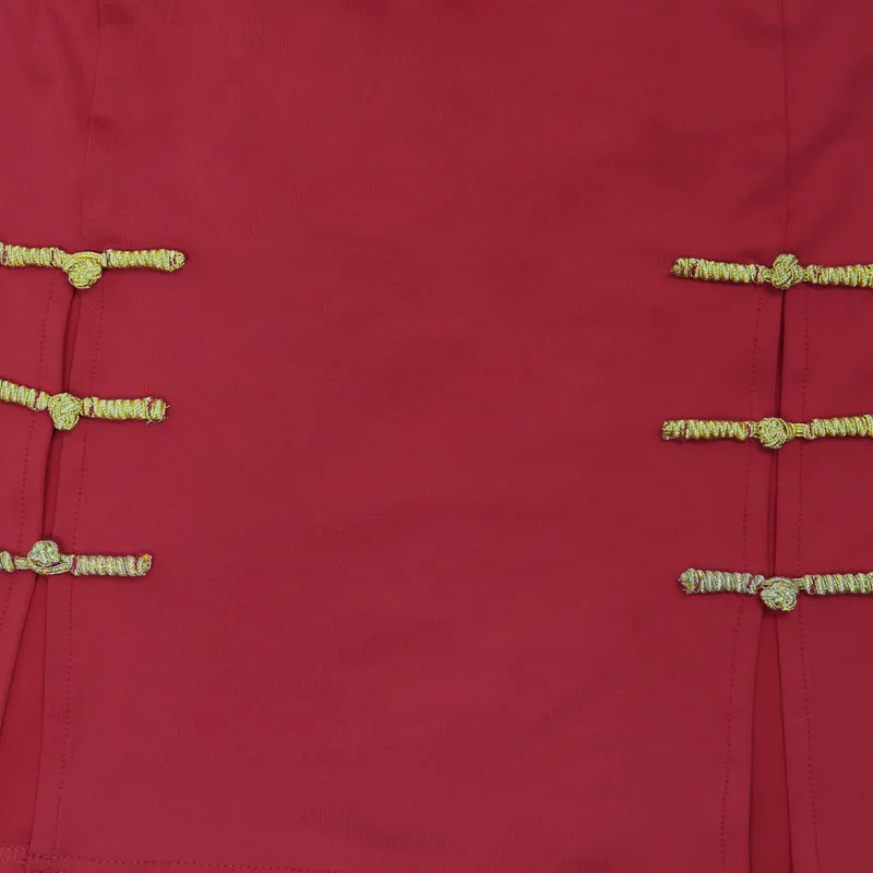 Женское облегающее мини платье без бретелек в китайском стиле cheongsam модное