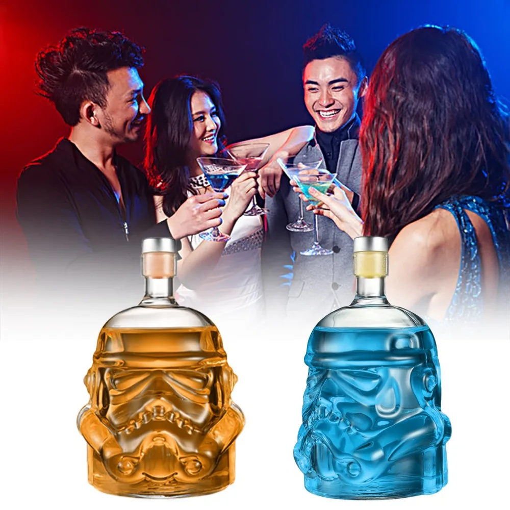 UARTER шлем штурмовика из Звездных Войн графин для виски Хрустальная стеклянная