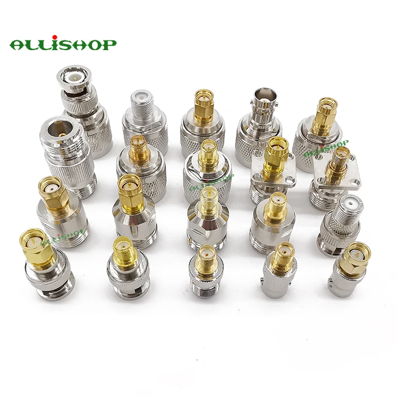 ALLiSHOP 20 комплект RP SMA разъем адаптера SMA к N SMA к BNC SMA к TNC RF коаксиальные разъемы Мужской Женский M/F conector