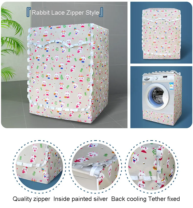 

Cartoon Long - billed Dog Home Deco Waterproof Washing Machine Dust-proof Cover