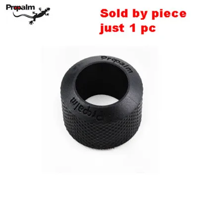 Propalm 1 шт. DIY разноцветный велосипед ручки MTB шоссейный велосипед TPR резиновая ручка Торцевая планка фиксированная велосипедная планка концы велосипедный нескользящий руль - Цвет: black