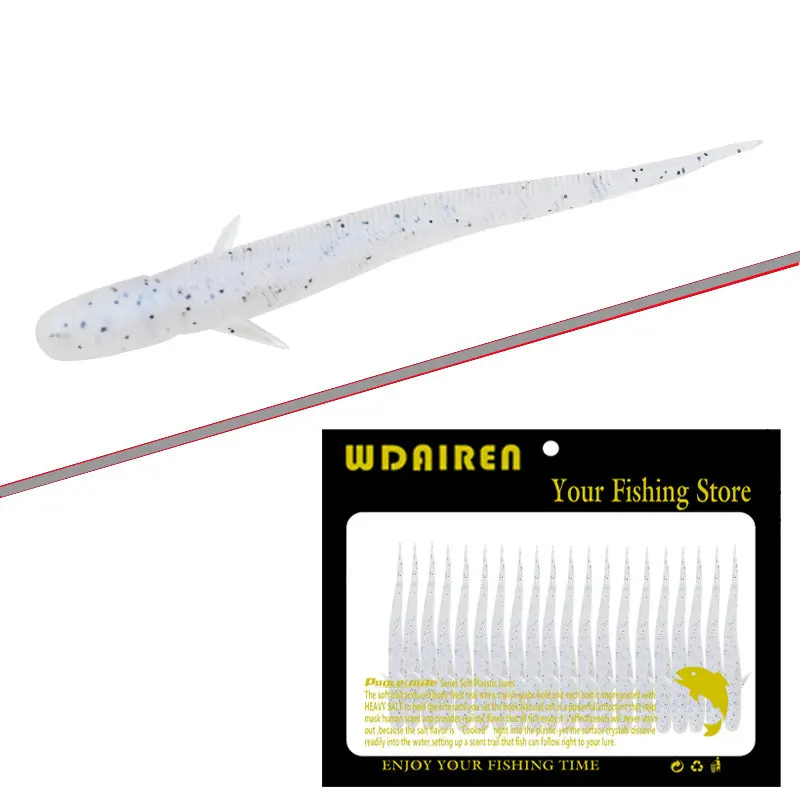 20 шт./лот 1 3 г 7 5 см Червячные мягкие рыболовные приманки Pesca Fish Peche Воблеры снасти