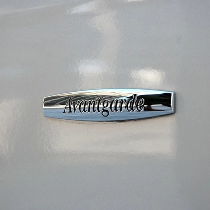Стайлинга автомобилей 3D металла Avantgarde герба Знак Наклейка автомобиля Fender