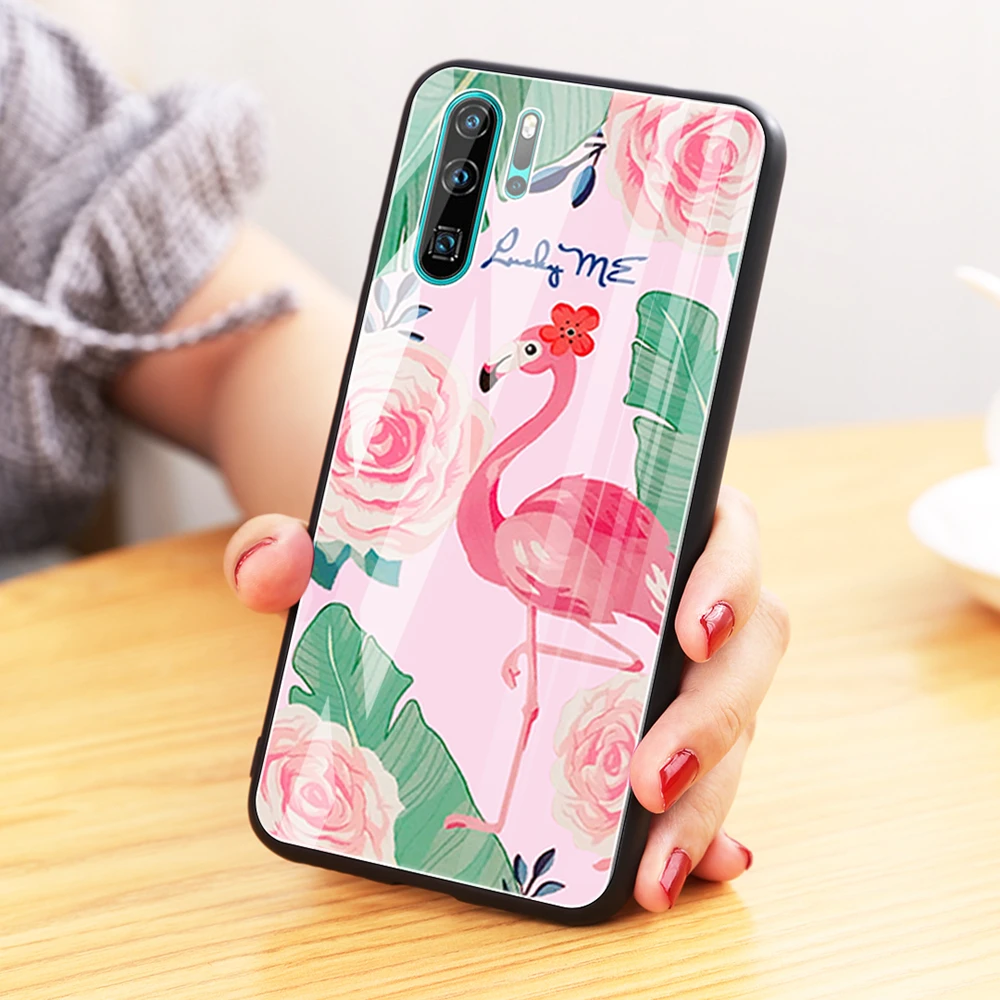 Glass Phone Case For Huawei P30 P20 Lite Pro Star Sky Pattern Tempered Mate 20 10 Mate20 | Мобильные телефоны и