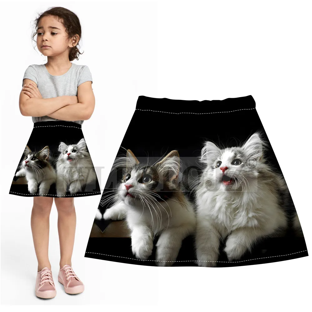 Фото Красивая одежда для девочек на осень и весну новые детские юбки маленьких с