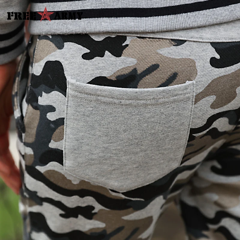 Camouflage Grey Tracksuit Casual Womens Sets Pants Jackets Two Pieces 2016 Hoodies Set Autumn Sweat Suits Women Outfits |