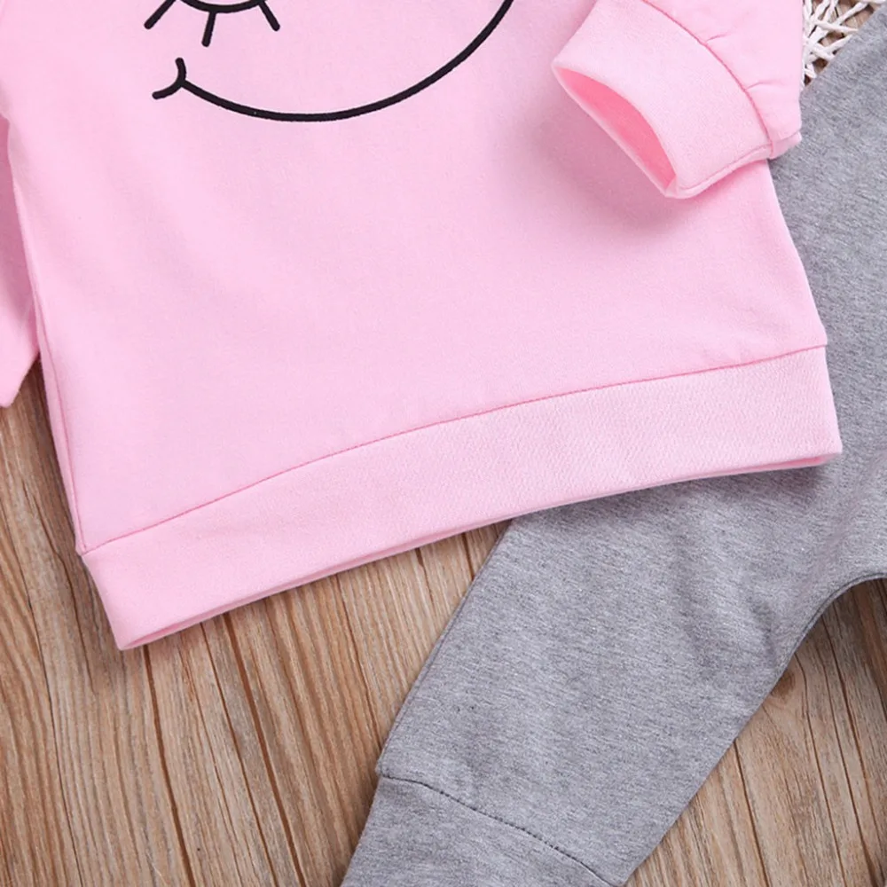 Спортивный костюм для новорожденных девочек кофта с капюшоном и леггинсы
