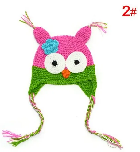 Новинка милая разноцветная вязаная крючком Детская шапка в национальном стиле с