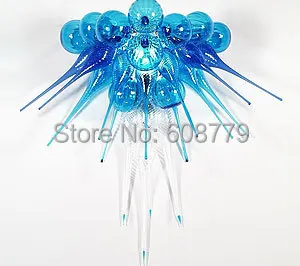 

Mini Style Dinning Room Hand Blown Glass Hanging LED Chandelier