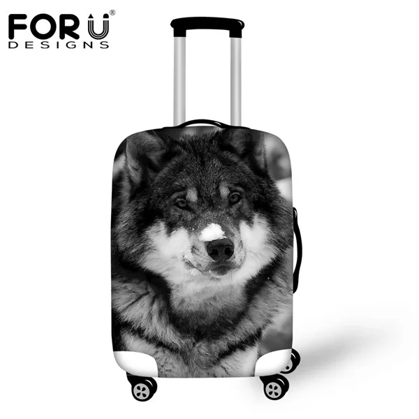 FORUDESIGNS Crazy Horse мужская дорожная Защитная крышка багажника водонепроницаемый дождевик для 18 ''-30'' чемодан спандекс крышка - Цвет: H477