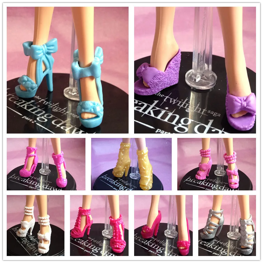 O для U новые оригинальные разноцветные туфли на высоком каблуке Барби модные