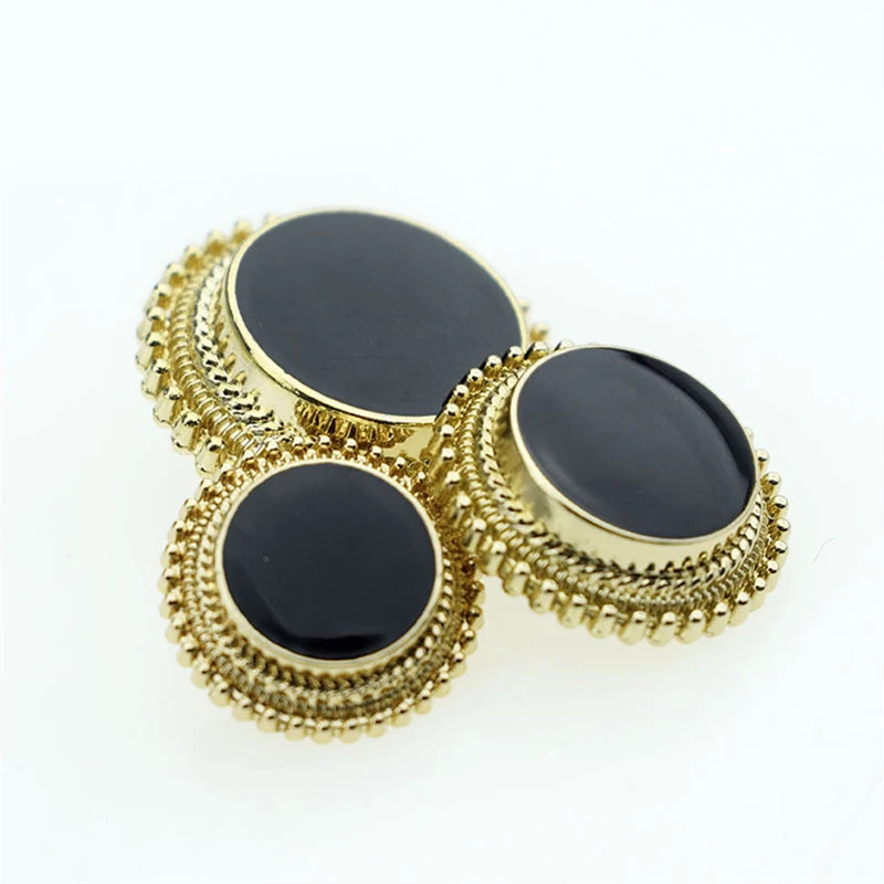 Meetee 10pcs 18/20/22/25mm Scrapbooking Decorative Buttons Fashion Women Coat Metal Shank Button DIY Clothing Sew Material D4-8 | Дом и сад