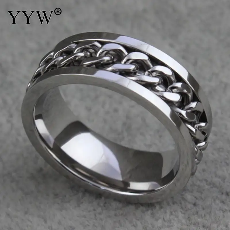 Европейская нержавеющая сталь палец кольцо черный/серебро/золото ювелирные