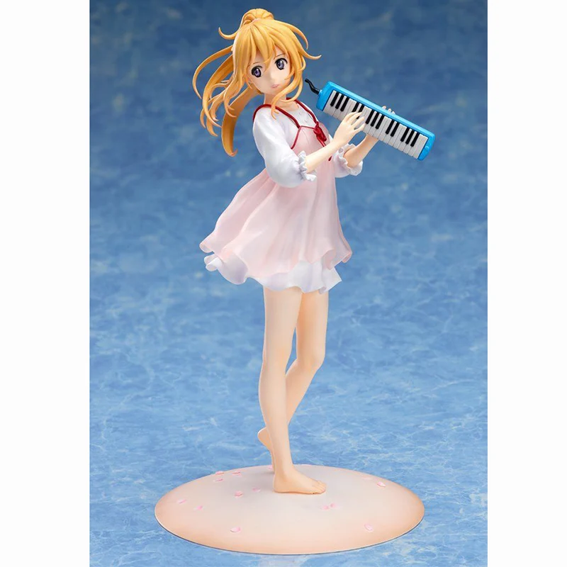 Ваша вранья в апреле Miyazono Kaori фигурку Melodica неформальное платье Ver. ПВХ фигурка