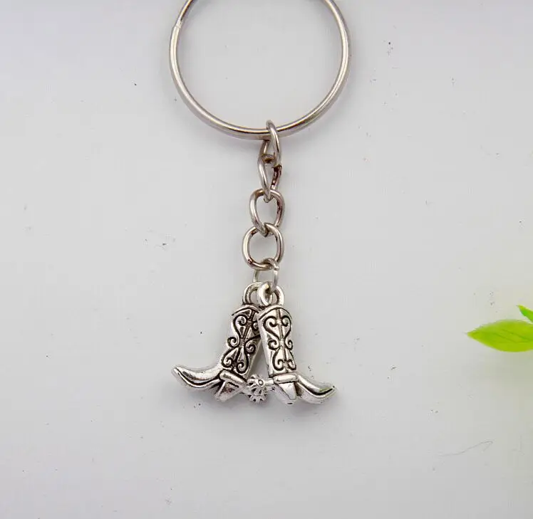 50 шт./лот хит продаж модные ювелирные изделия древнее серебро двойные ковбойские