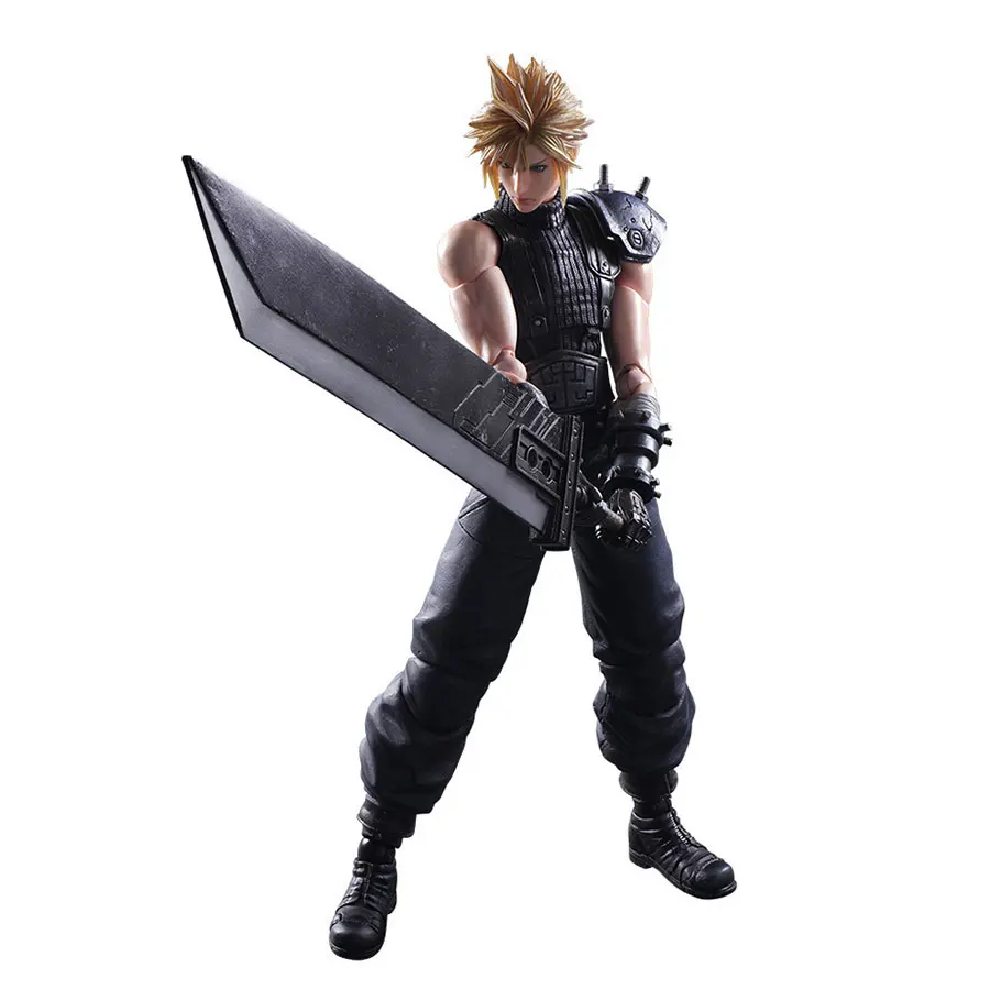 PLAY ARTS Final Fantasy VII 27 см Cloud Strife экшн-фигурка издание 2 шарнирная подвижная Модель