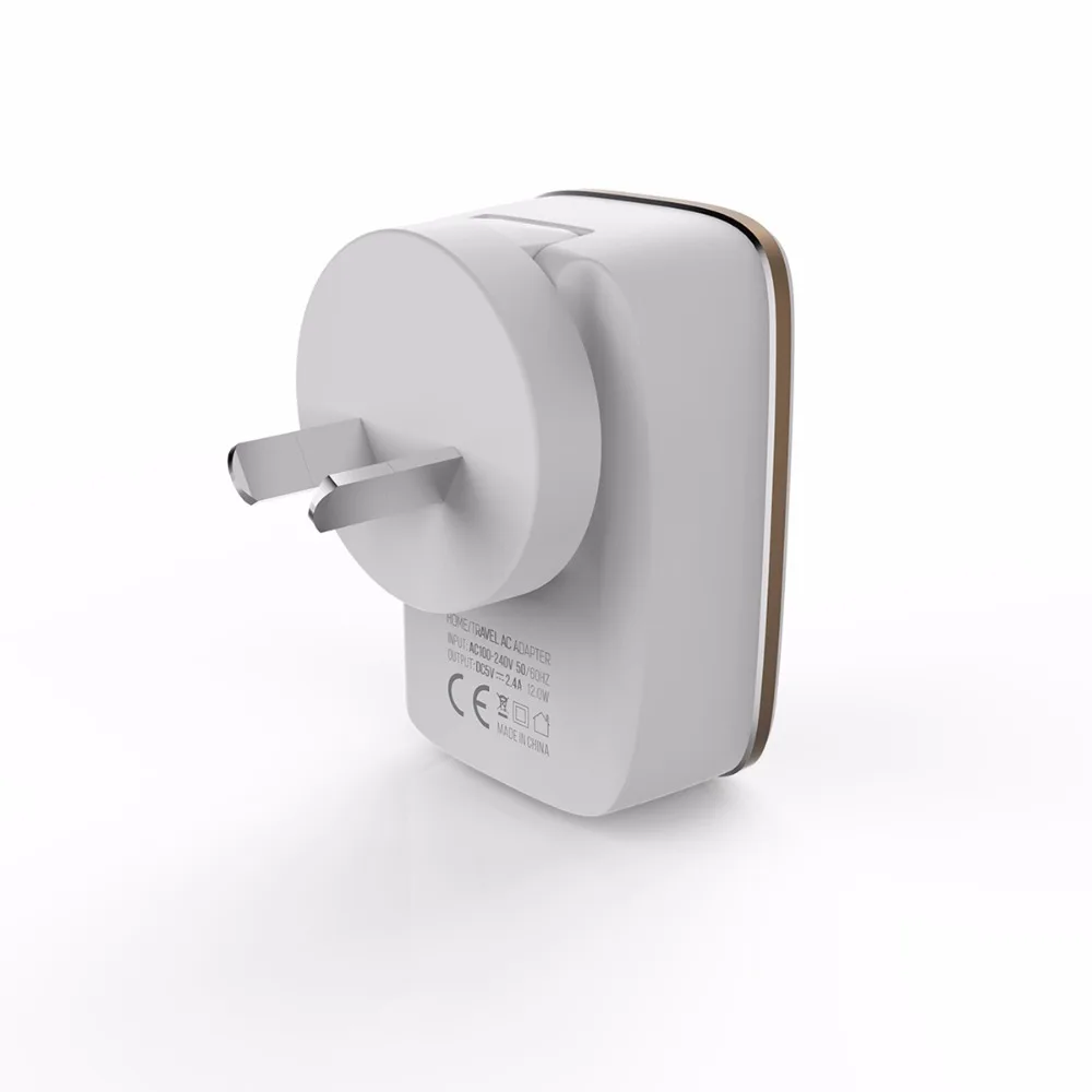 LDNIO a2204 быстрой зарядки стены Зарядное устройство ЕС США Великобритании Plug 2 USB 2.4a