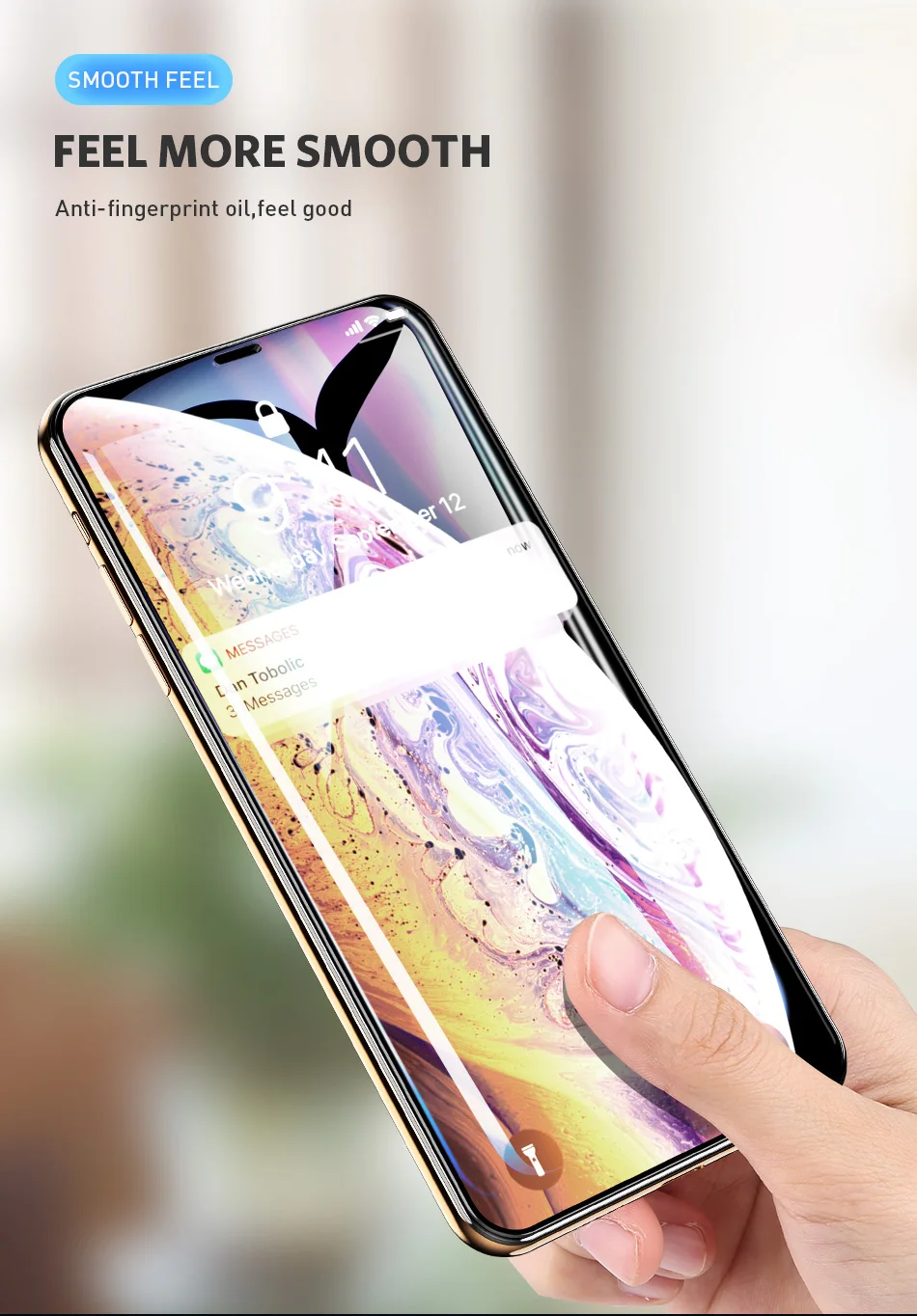10D закаленное стекло для iPhone XS Max XR X 7 Защита экрана для iPhone 6 6s 7 8 Plus полное покрытие Защитная стеклянная пленка