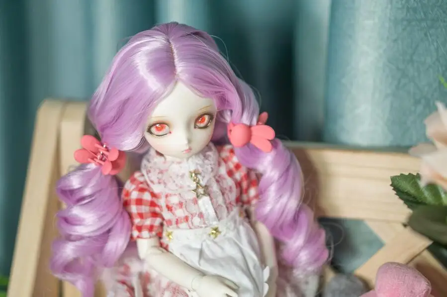 BJD кукла парик Двойной конский хвост парик для BJD/DD/MDD/SD кукольный парик 1/6 для 1/6 Bjd парик для кукол Bjd
