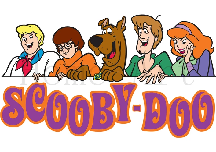 Scooby doo плакат ясное изображение наклейки на стену украшение дома высокое качество печать белая бумага с покрытием домашний арт бренд