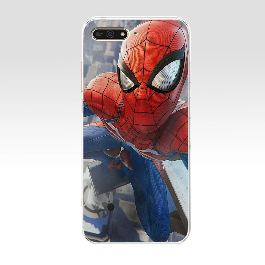 22 88SD Marvel Comics Человек-паук Мягкий силиконовый чехол из ТПУ для huawei Honor 7c 7x 7a pro 7x P20 Nova 2i 3i - Цвет: 22