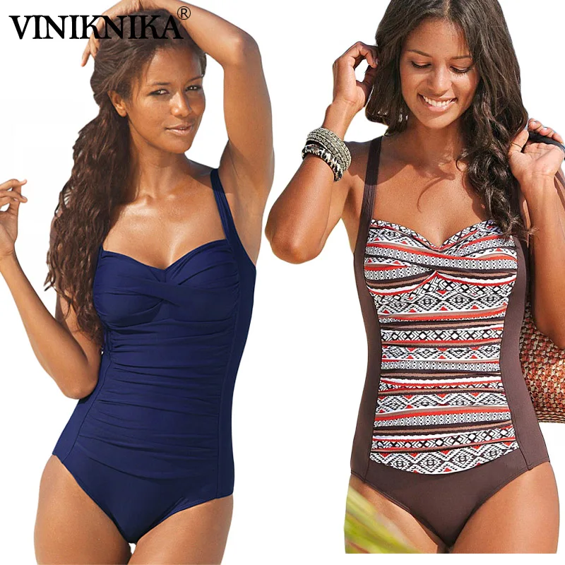 Женский купальный костюм в стиле ретро монокини купальник большого размера 2020 |