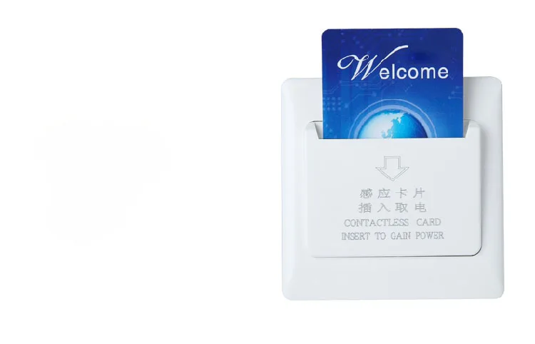 Вставьте любую карту для энергосберегающего переключателя с оптической связью