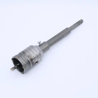 1pc 50mm drill bit coated hole saw tooth hole cutter metal brick for brick concrete walls air conditioning openings square rod