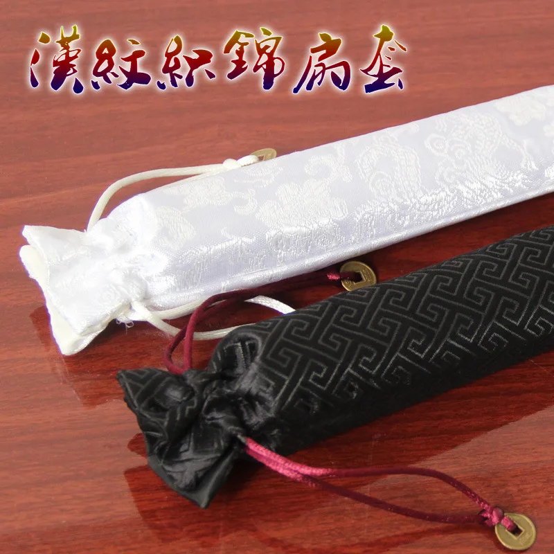 Factory direct Chinese grain bags Man playing fan folding cover special spot high-grade 7-10 inch wholesale |