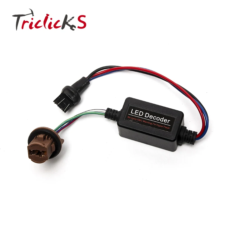 Triclicks 7440 7443 T20 стайлинга автомобилей Canbus жгут ошибок резистор светодиодный