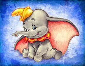 1 Милый dumbo полный квадратный/круглая Алмазная вышивка Olifant Детские бриллианты смола мультфильм вышивка крестиком домашний Декор подарок - Цвет: 1