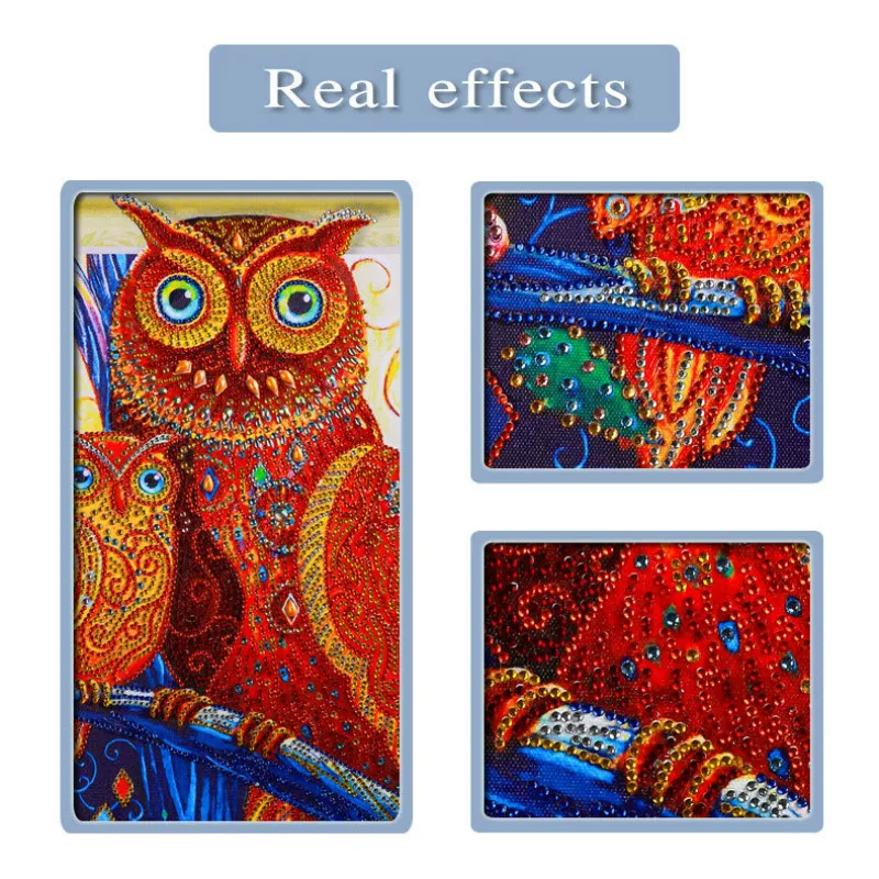 Новый Diy 5d распродажа Алмазная вышивка мозаика специальная форма Сова алмазная