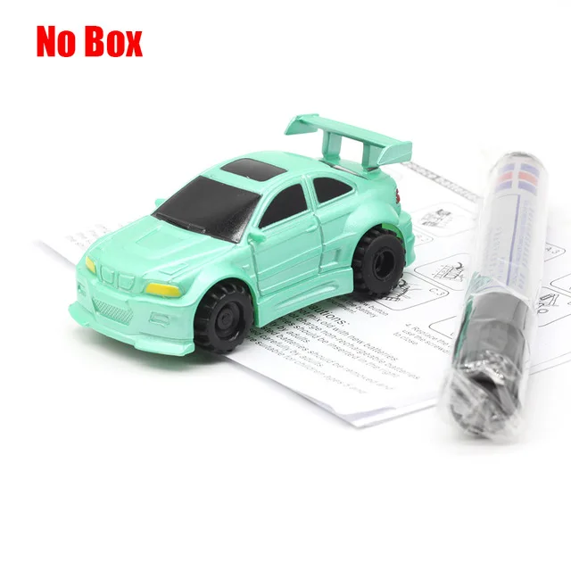 A03 NO box Горячая волшебная ручка Индуктивный автомобиль грузовик Следуйте любой нарисованной черной линии трек мини игрушка инженерные транспортные средства обучающая игрушка - Цвет: A03 NO box