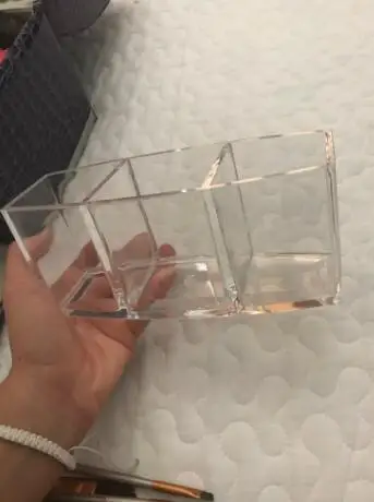 

Acrylic Makeup Organizer Cosmetic Holder Makeup Tools Storage Box Organizadora Brush and Accessory Organizer Box