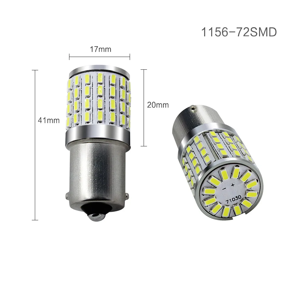 10 шт. H11 9005 9006 HB3 HB4 H16 5202 светодиодные лампы сверхъярсветодиодный 72SMD 3014