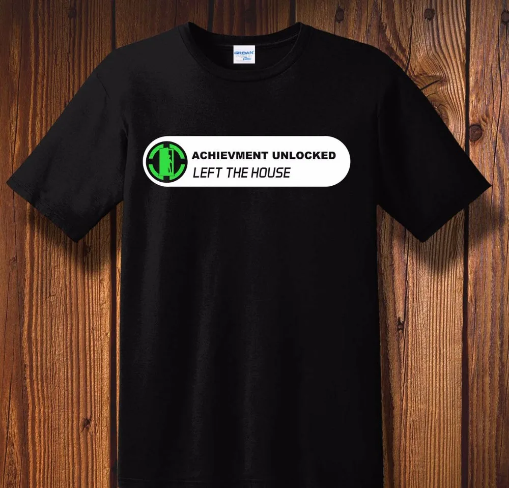 

Новинка 2019, модные футболки без рисунка, незаблокированные, с надписью «Left The House геймер гик Nerd Zocken», веселая модная футболка для геймеров