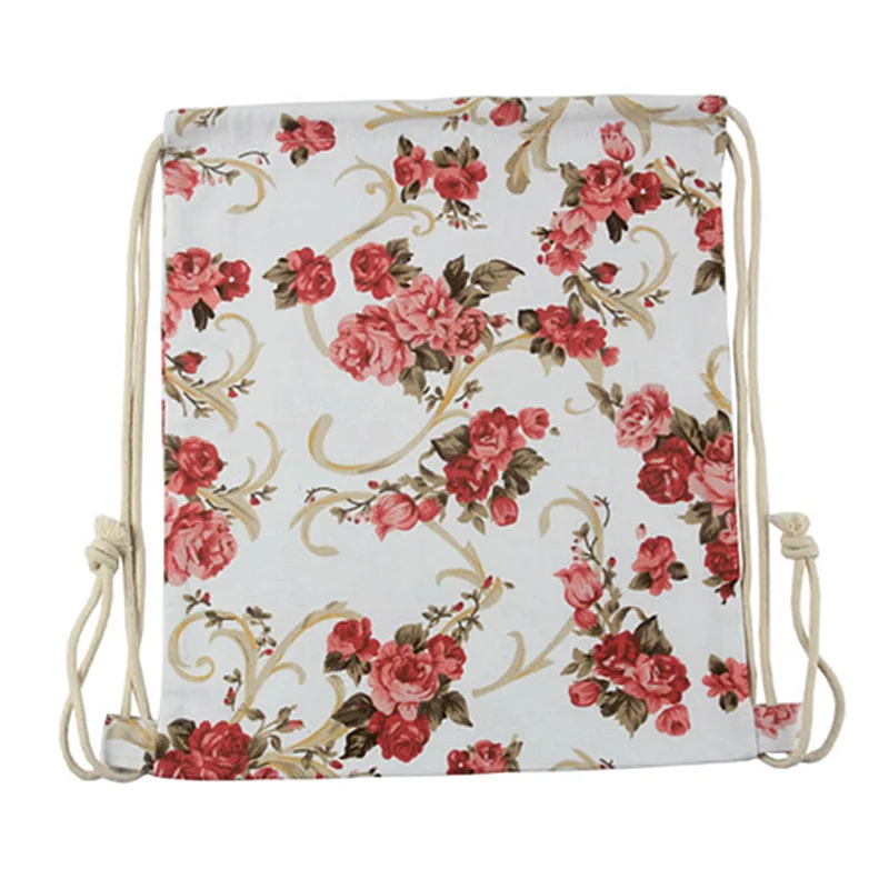 Women Flower Printing Swimming Shoes Bags New Sports And Travel Backpack Hot Storage Book School Pack Beach Bag | Спорт и