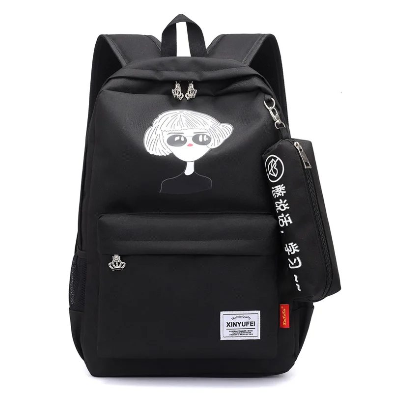 Модный мужской рюкзак для ноутбука с USB зарядкой школьный подростков мальчиков и