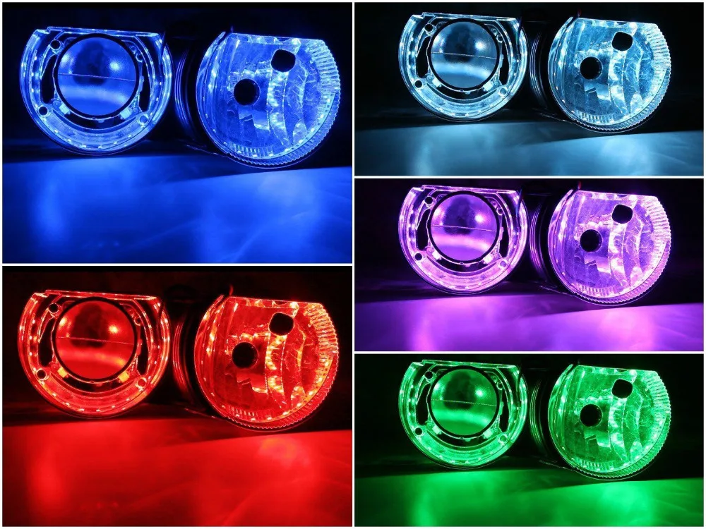 Bluetooth Беспроводной дистанционного Управление 15-SMD RGB светодиодный демон глаза