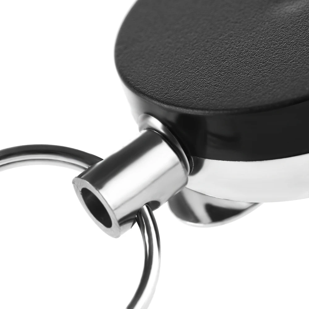 2 шт./лот выдвижная катушка отдача вытяжное кольцо для ключей цепь из стальной