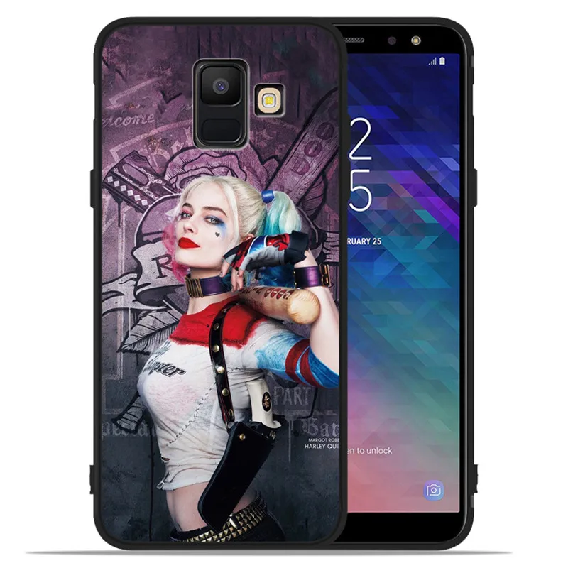 "," Харли Квинн "," Джокер "класса люкс для samsung Galaxy A9 A8 A7 A6 A5 A3 J3 J4 J5 J6 J8 плюс чехол для телефона чехол Coque чехол-футляр