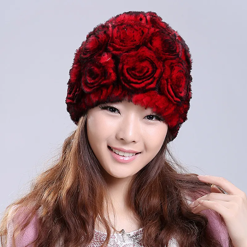 Шапка бини женская зимняя теплая в виде кролика VK3111|hat|hat teehat clothes |