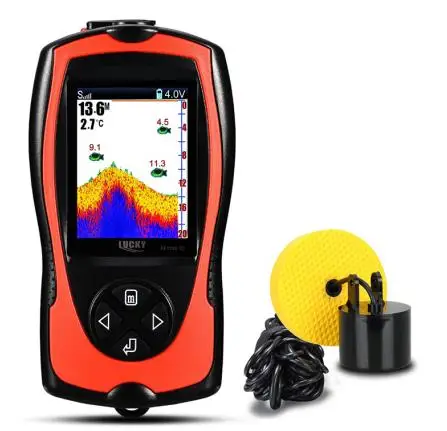 FF1108-1CT Lucky Fish finder эхолот для рыбалки эхолот портативный эхолот рыболовный искатель FF1108-1CT для ледовый катер - Цвет: FF1108-1CT