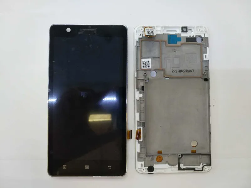 100% оригинальный для lenovo A536 ЖК дисплей с кодирующий преобразователь сенсорного
