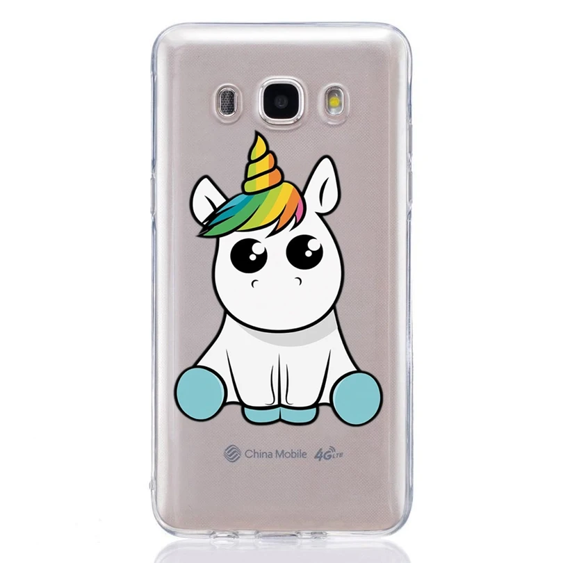 For Samsung Galaxy A3 A5 2016 2017 prime J1 J2 J3 J5 J7 TPU Colorful Soft Unicorn Painted Desig Cover Case Fundas C321 |