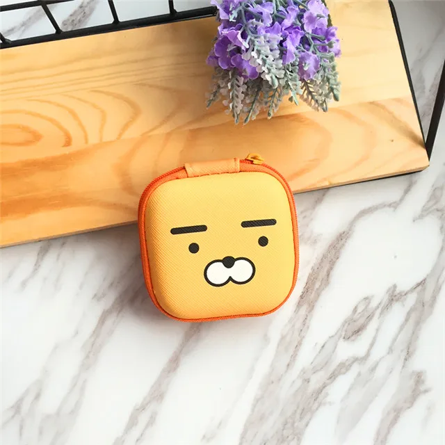 24 Мультфильм Русалка Принцесса Единорог шаблон сумка для хранения коробка USB кабель-молния сумка чехол жесткий чехол 7,5 см* 7,5 см - Цвет: 24